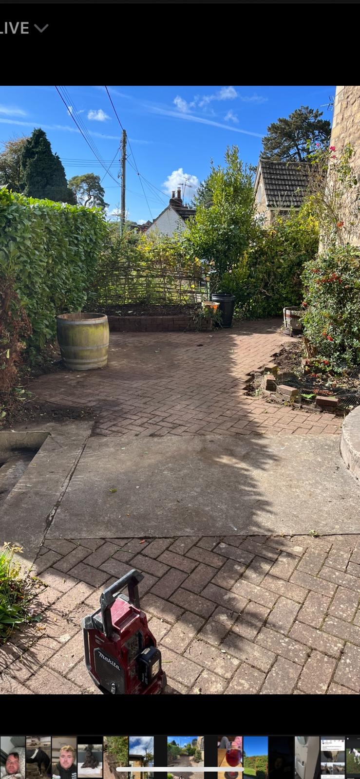 Garden maintenance work
